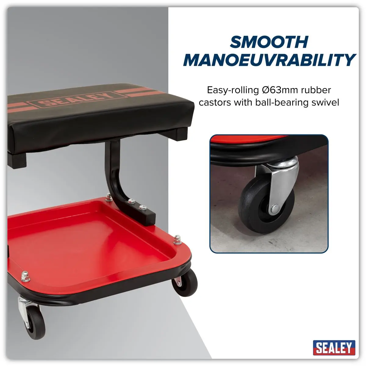 Sealey Mechanic's Utility Seat - Image 10