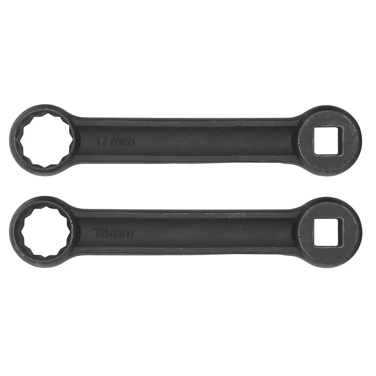 Sealey Mercedes Benz Engine Mount Spanner 16 & 17mm 2pc - Image 2
