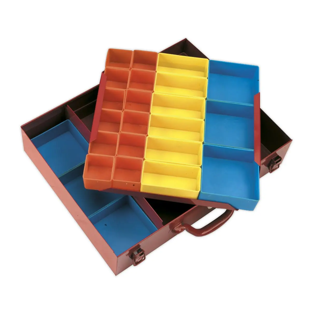 Sealey Metal Case 2-Layer with 27 Storage Bins - Image 2