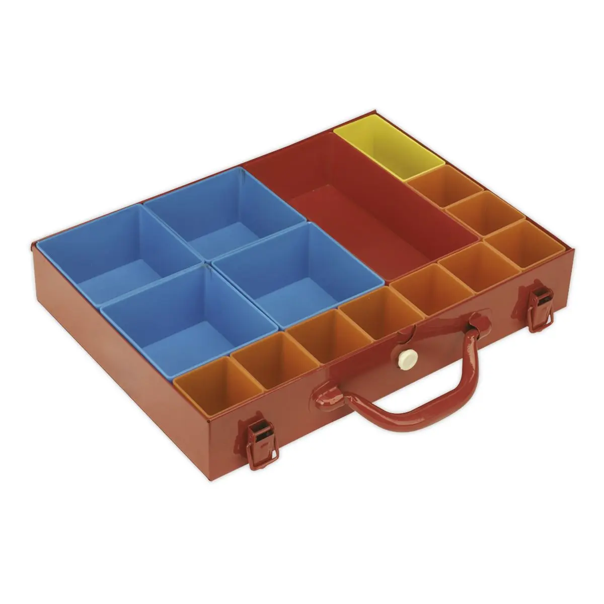 Sealey Metal Case with 15 Storage Bins - Image 2