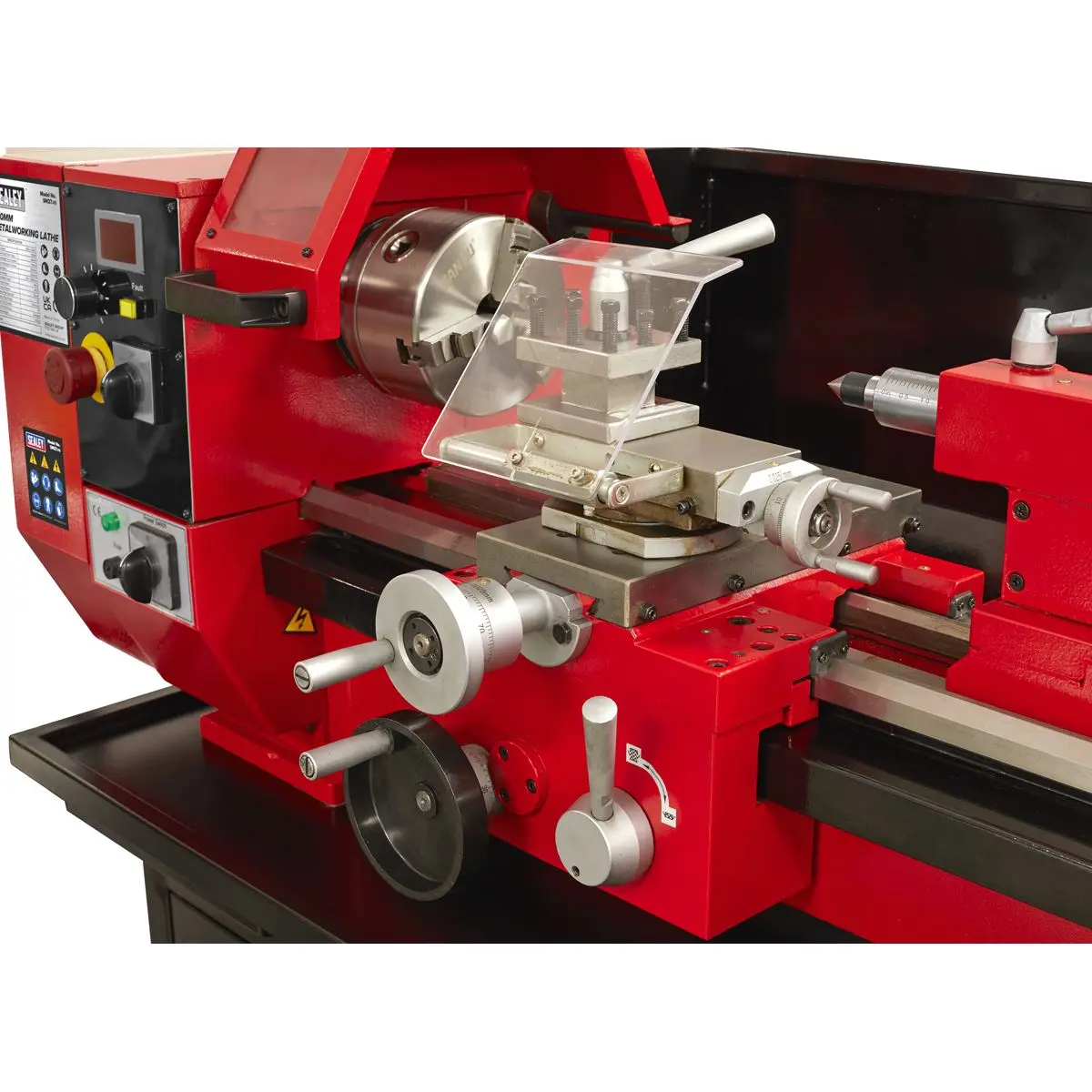 Sealey Metalworking Lathe 500mm Between Centres with Floor Stand - Image 6