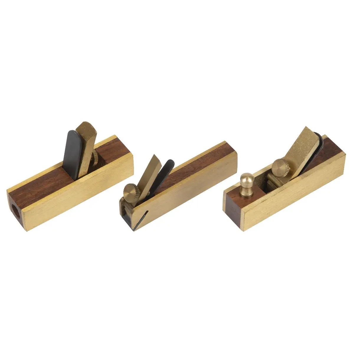 Sealey Mini Brass Plane Set 3pc - Image 5