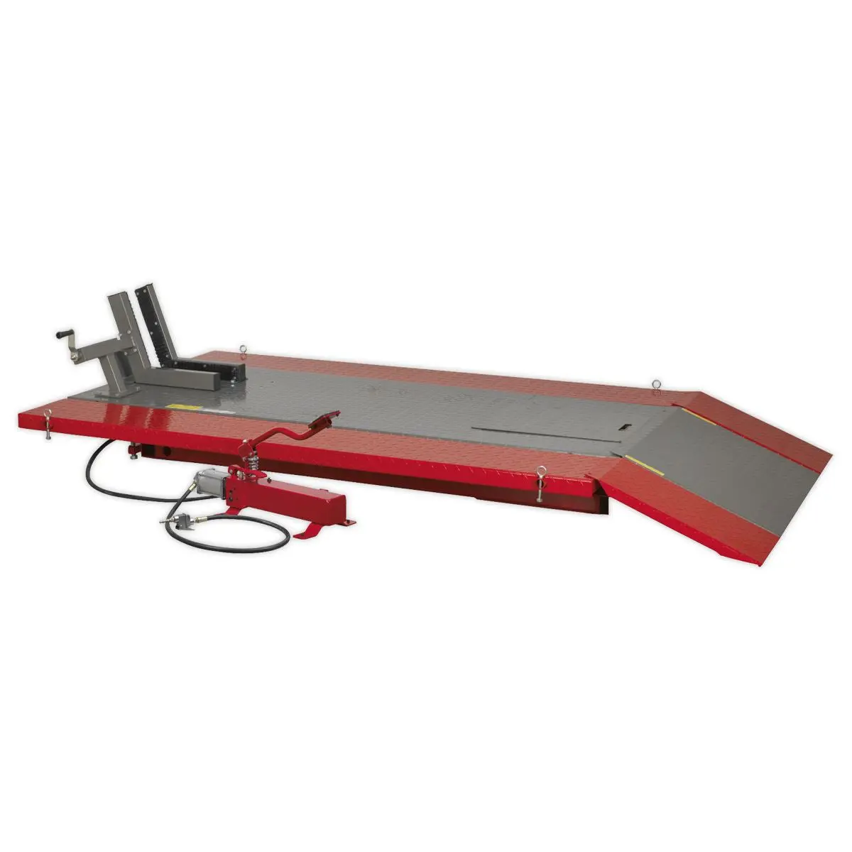 Sealey Air/Hydraulic Mini Tractor/Quad/Motorcycle Lift 680kg Capacity - Image 4