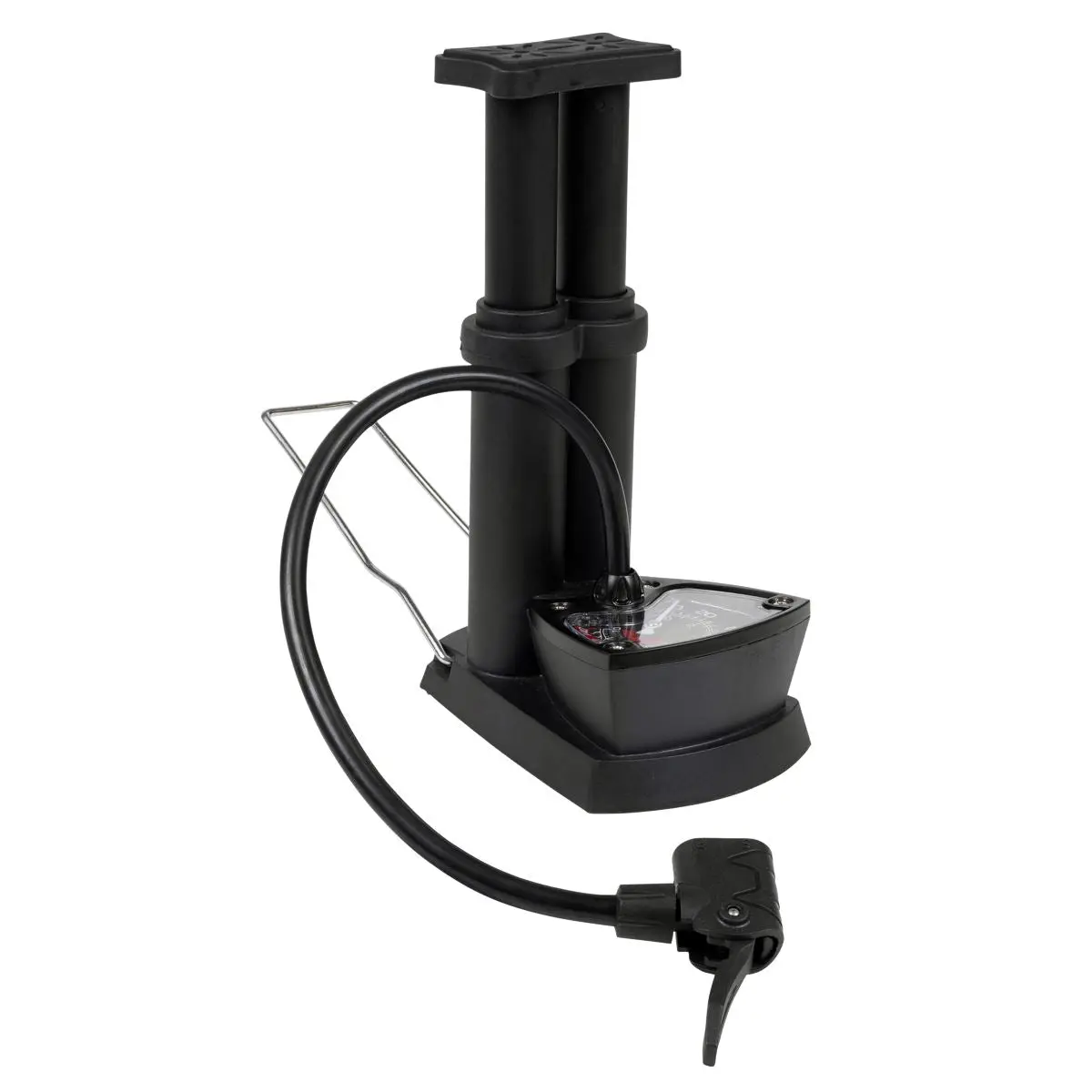 Sealey Mini Twin Barrel Bicycle Foot Pump - Image 2