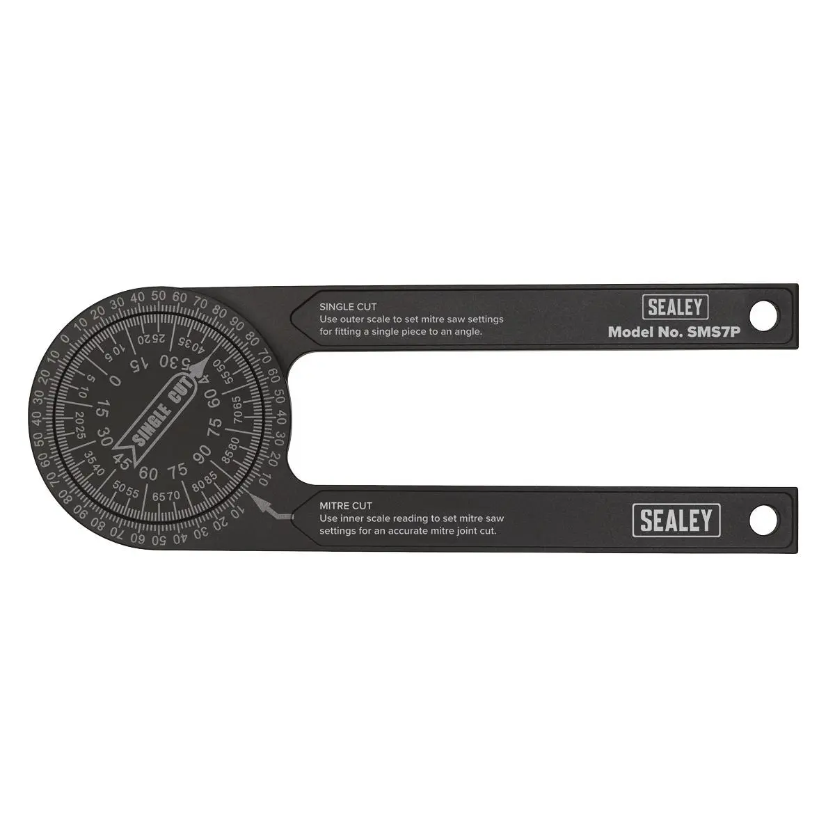 Sealey Mitre Saw Protractor - Aluminium - Image 9