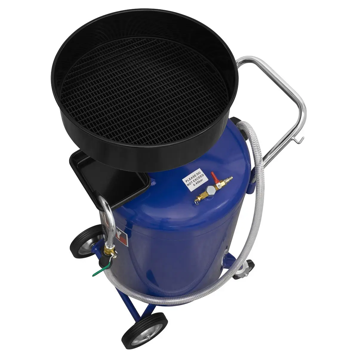 Sealey Mobile Oil Drainer 110L Air Discharge - Image 7