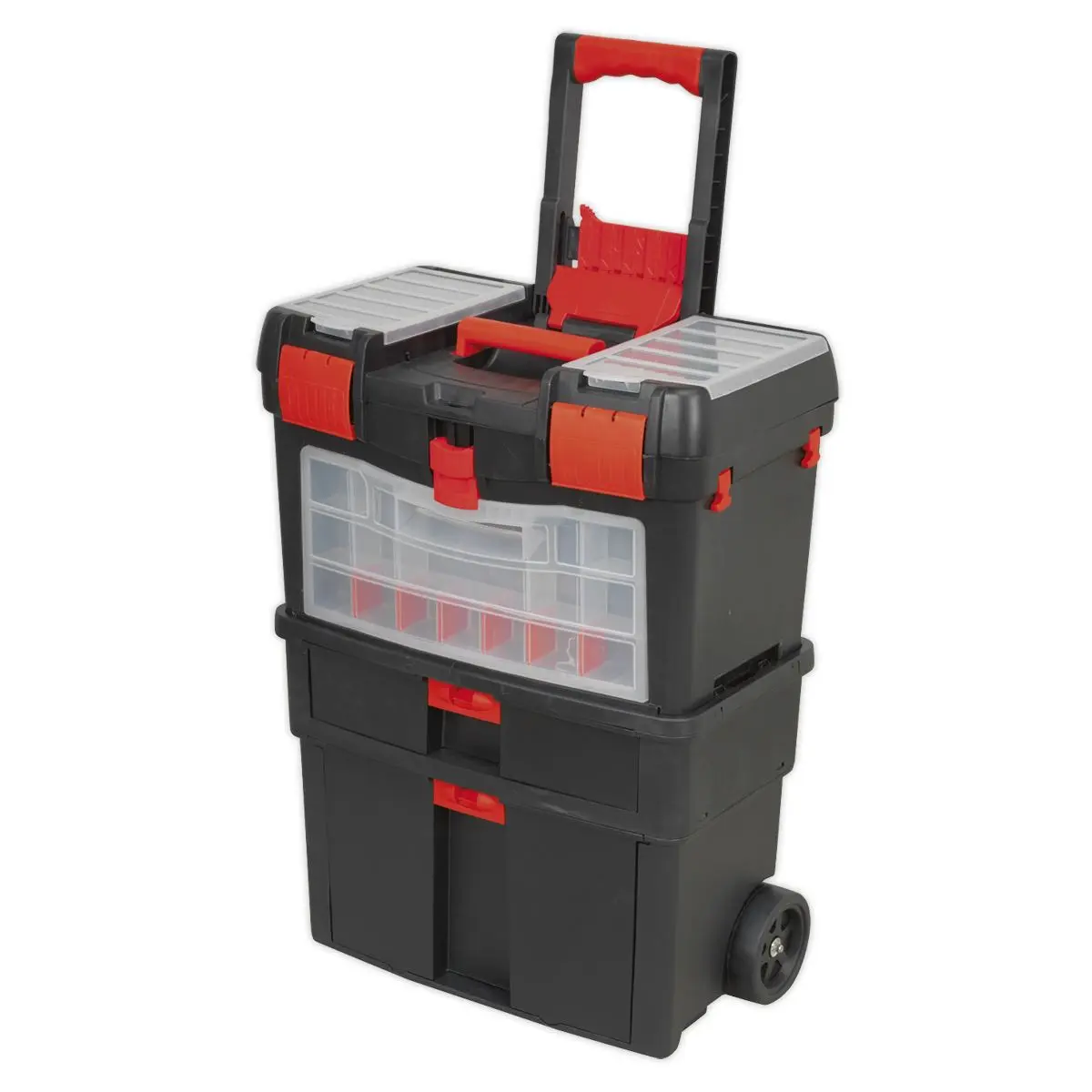 Sealey Mobile Toolbox with Tote Tray & Removable Assortment Box - Image 6