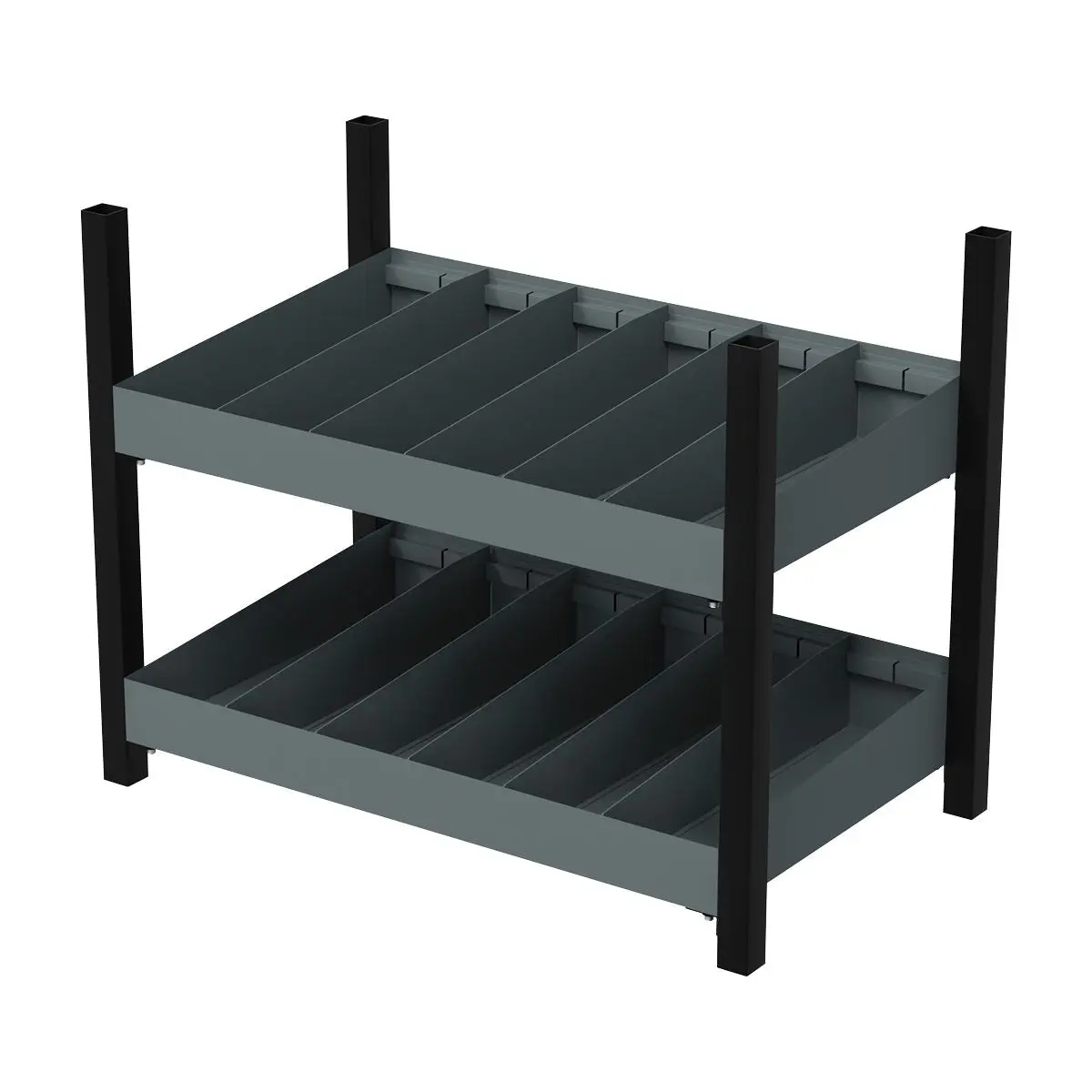 Sealey Modular Racking Mid Unit 2 Compartment Shelve 580mm - Image 5