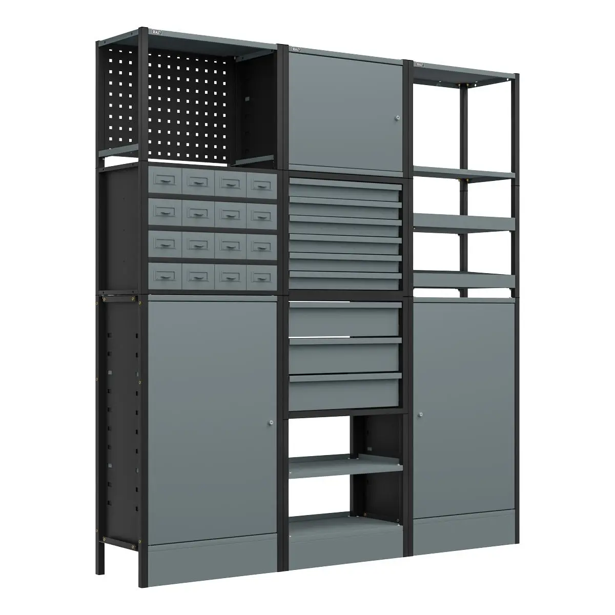 Sealey Modular Racking System Combo 1.74m - Image 2