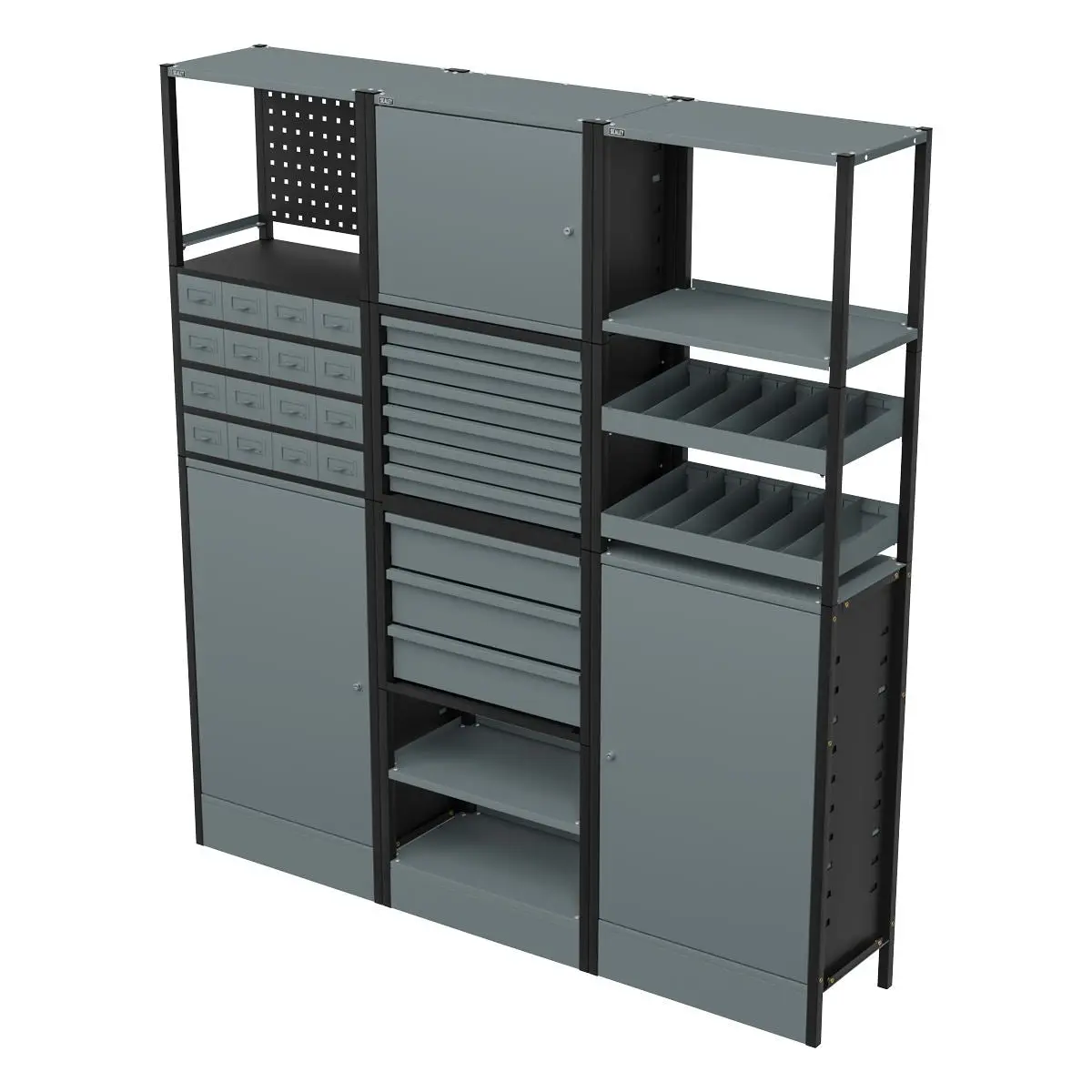 Sealey Modular Racking System Combo 1.74m - Image 4