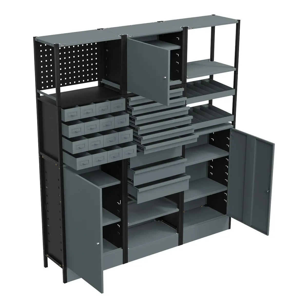 Sealey Modular Racking System Combo 1.74m - Image 6