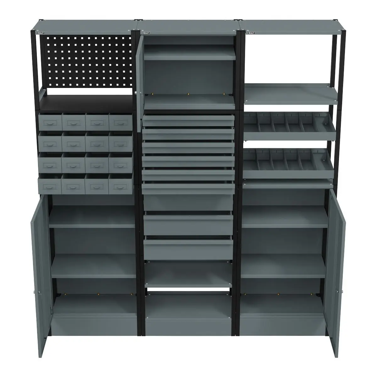 Sealey Modular Racking System Combo 1.74m - Image 7