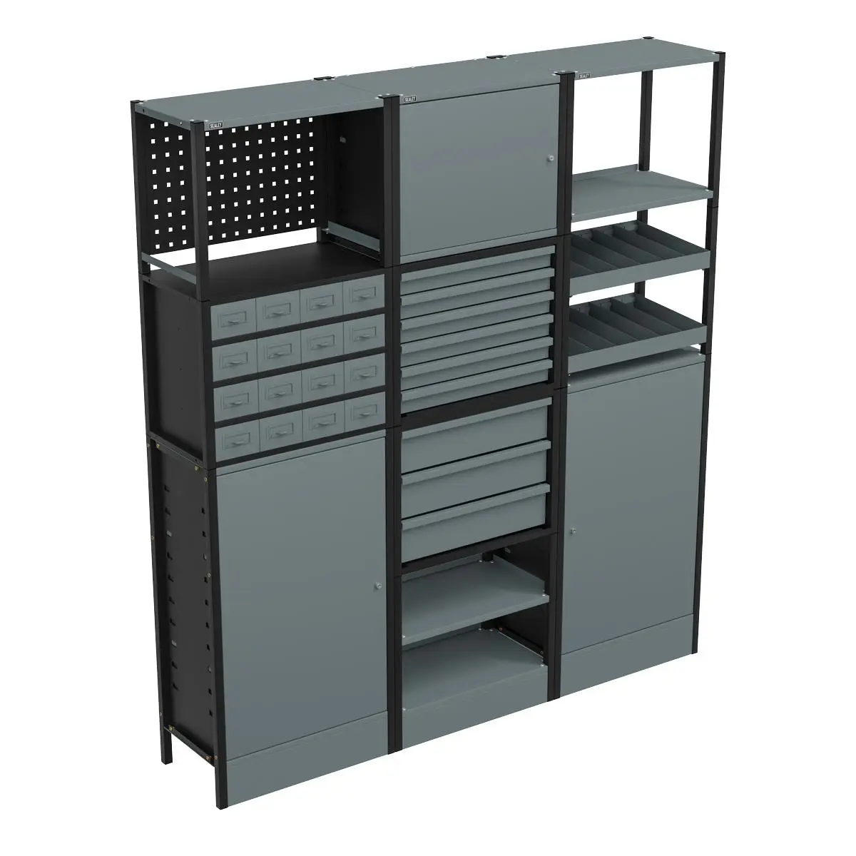 Sealey Modular Racking System Combo 1.74m - Image 8