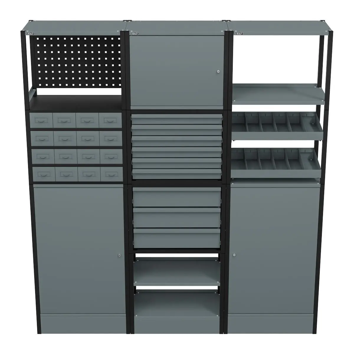 Sealey Modular Racking System Combo 1.74m - Image 9