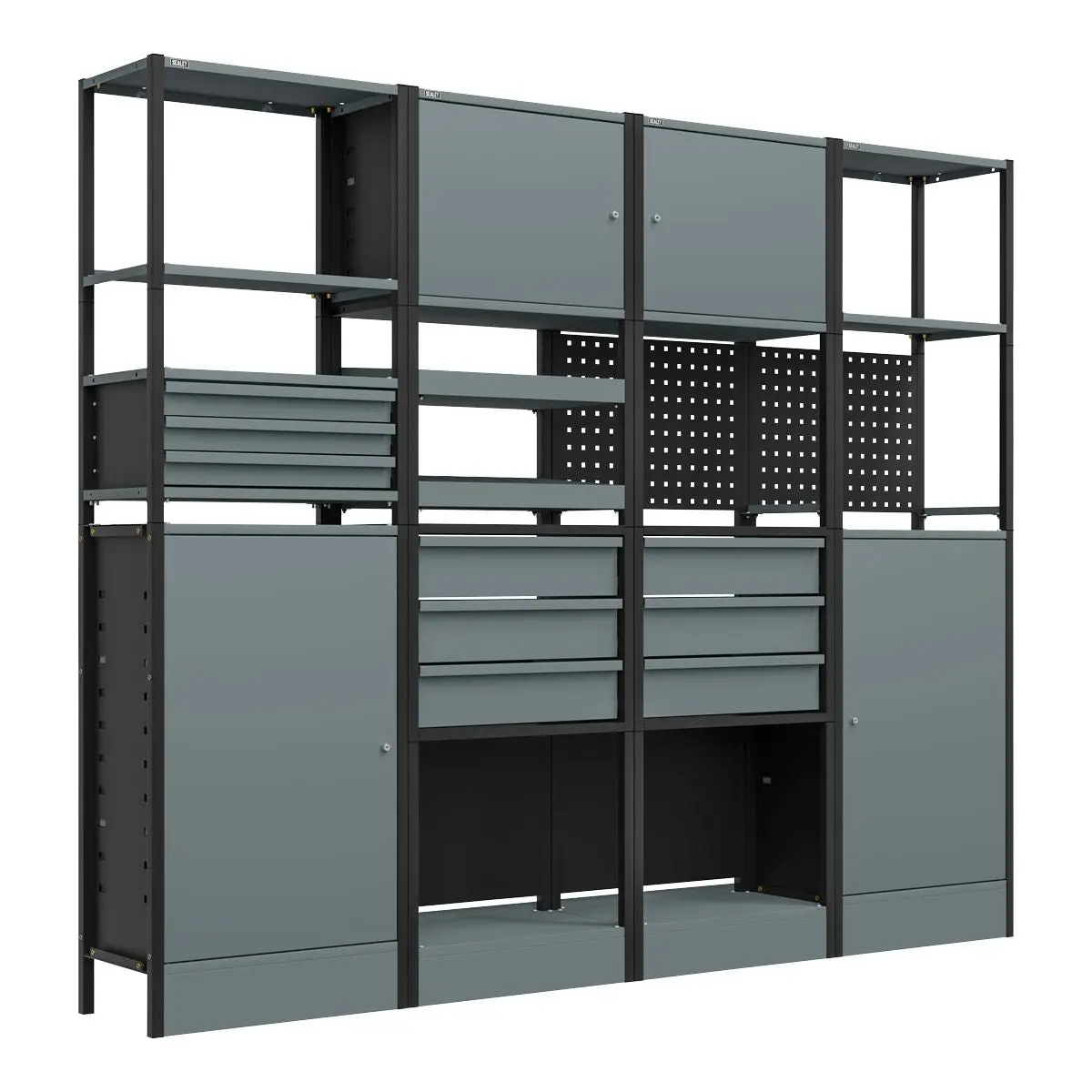 Sealey Modular Racking System Combo 2.32m - Image 2