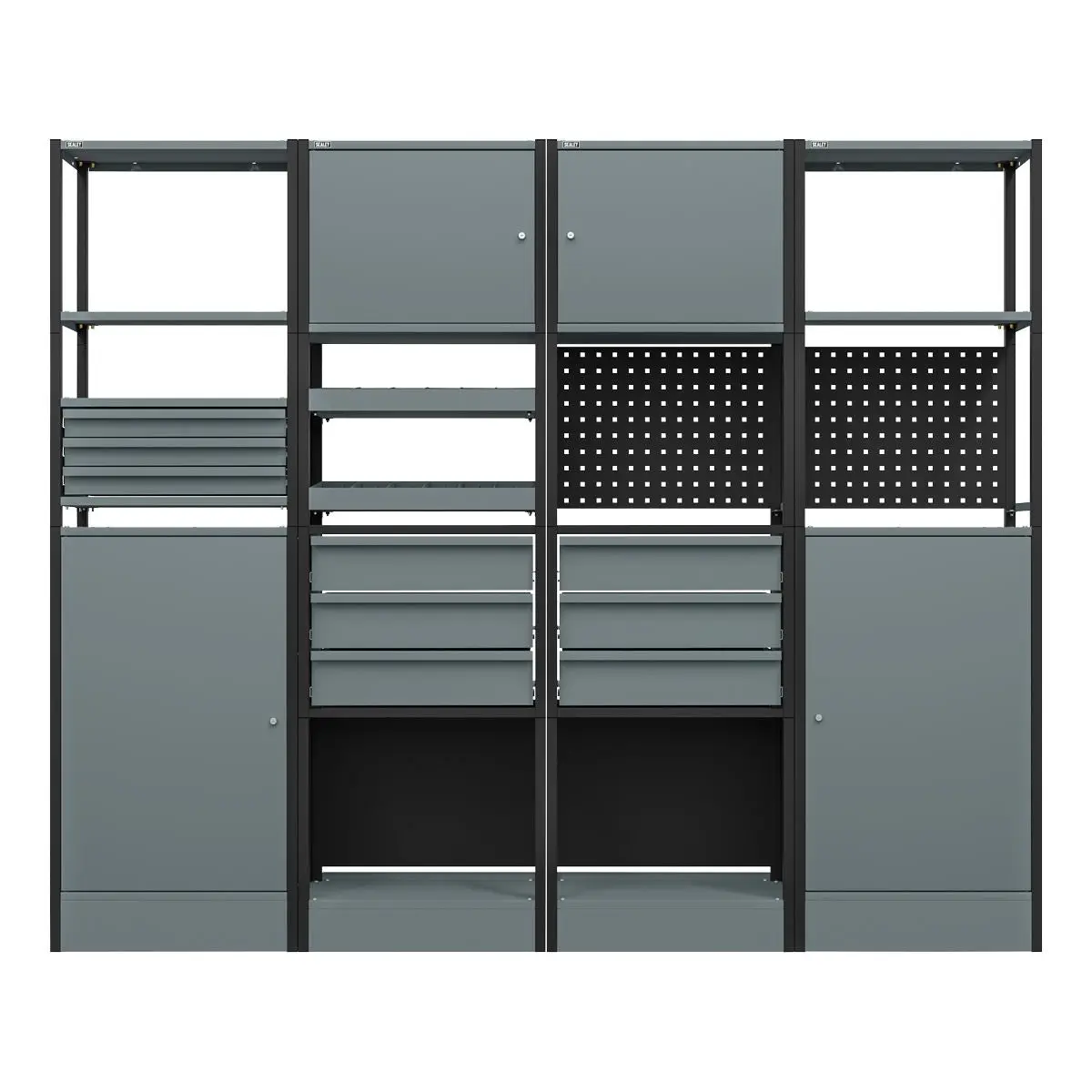 Sealey Modular Racking System Combo 2.32m - Image 3