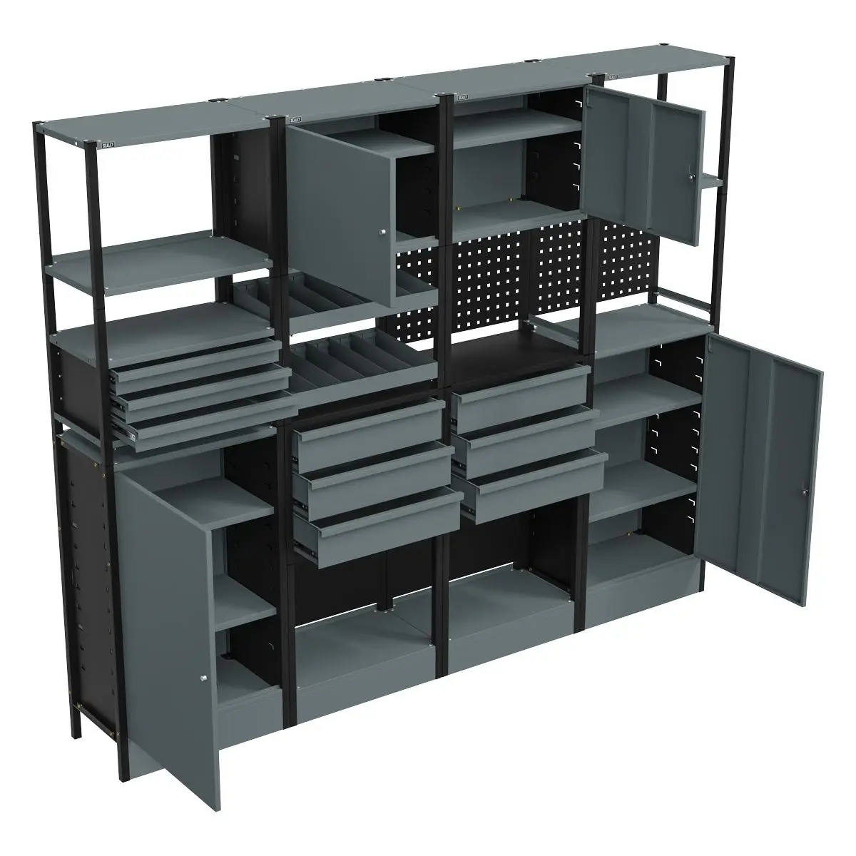 Sealey Modular Racking System Combo 2.32m - Image 6