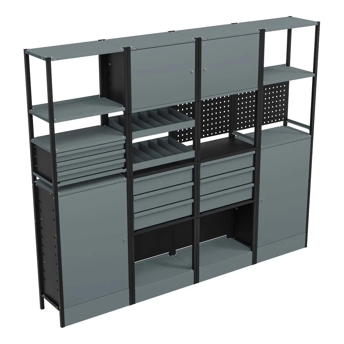 Sealey Modular Racking System Combo 2.32m - Image 8