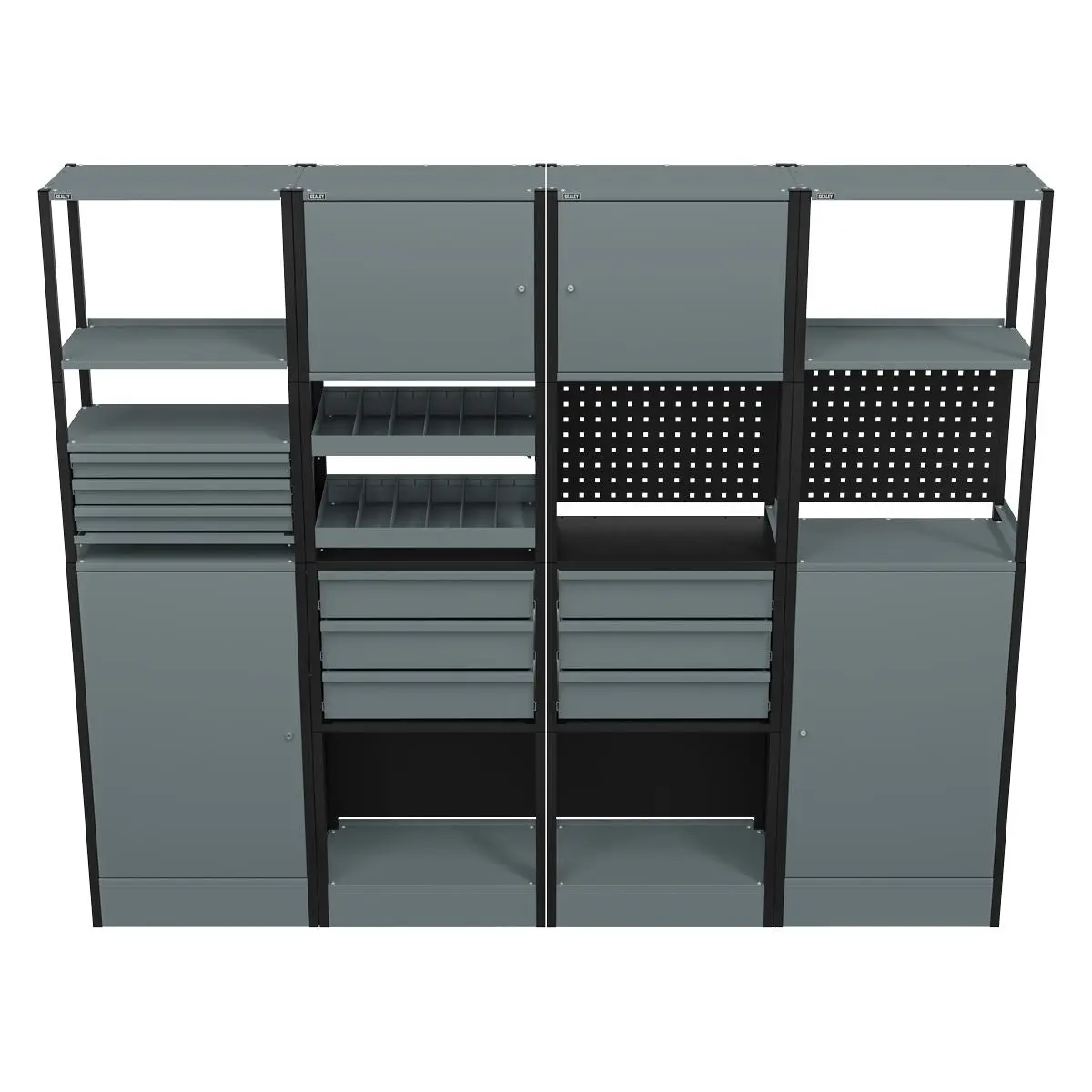 Sealey Modular Racking System Combo 2.32m - Image 9