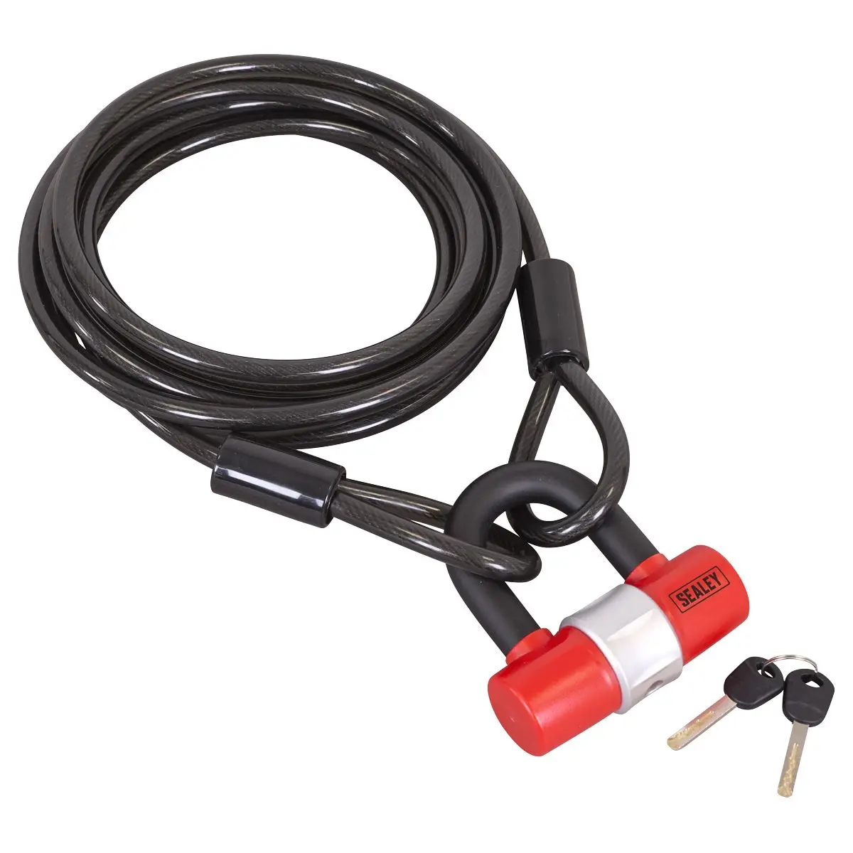 Sealey Motorcycle Cable Lock 5m