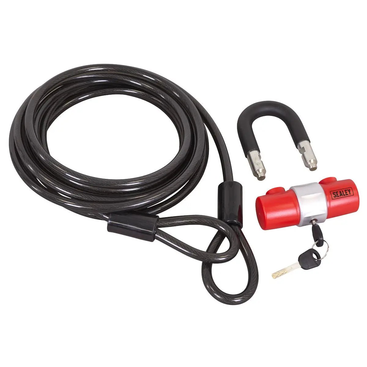 Sealey Motorcycle Cable Lock 5m - Image 5