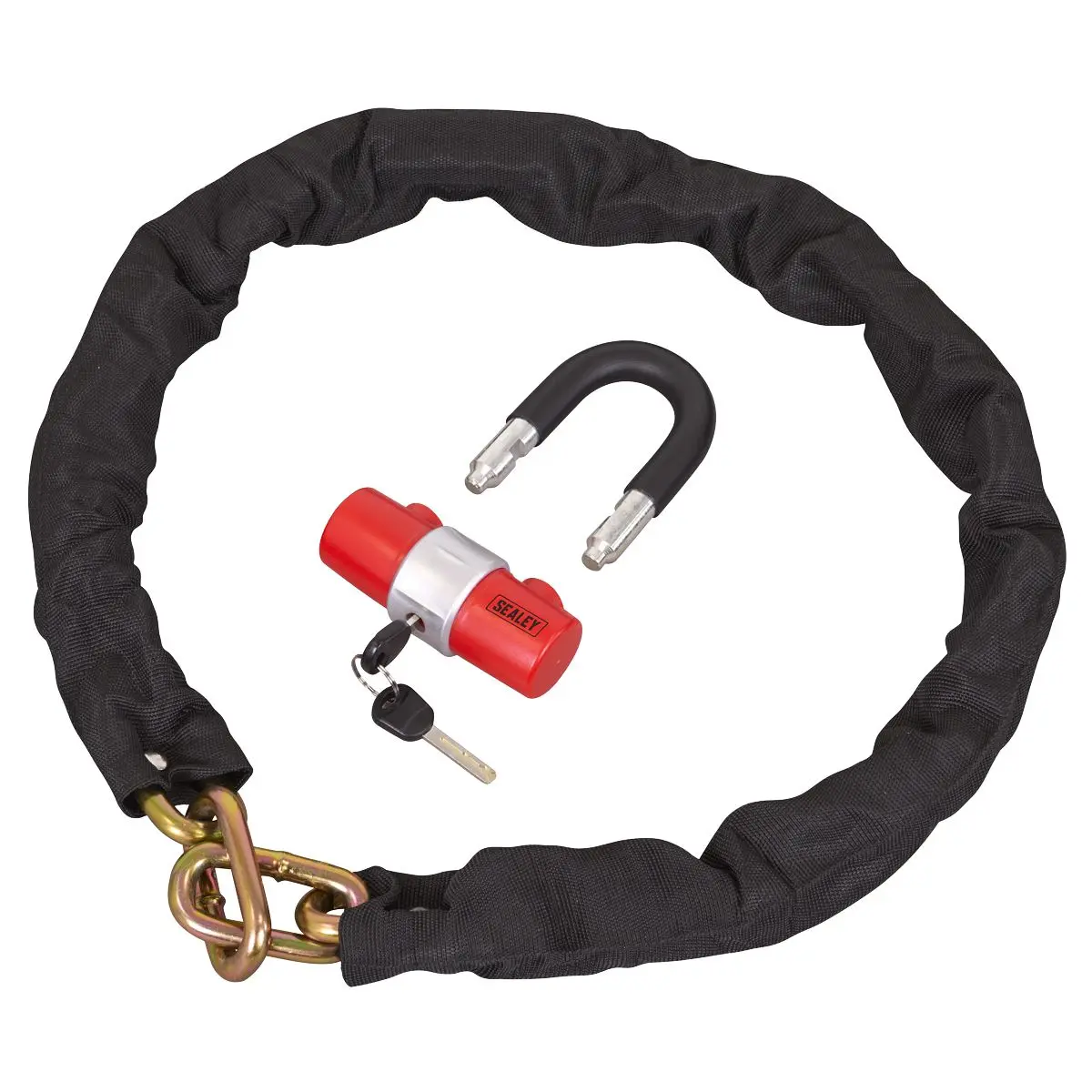 Sealey Motorcycle Chain Lock 1.2m - Image 2