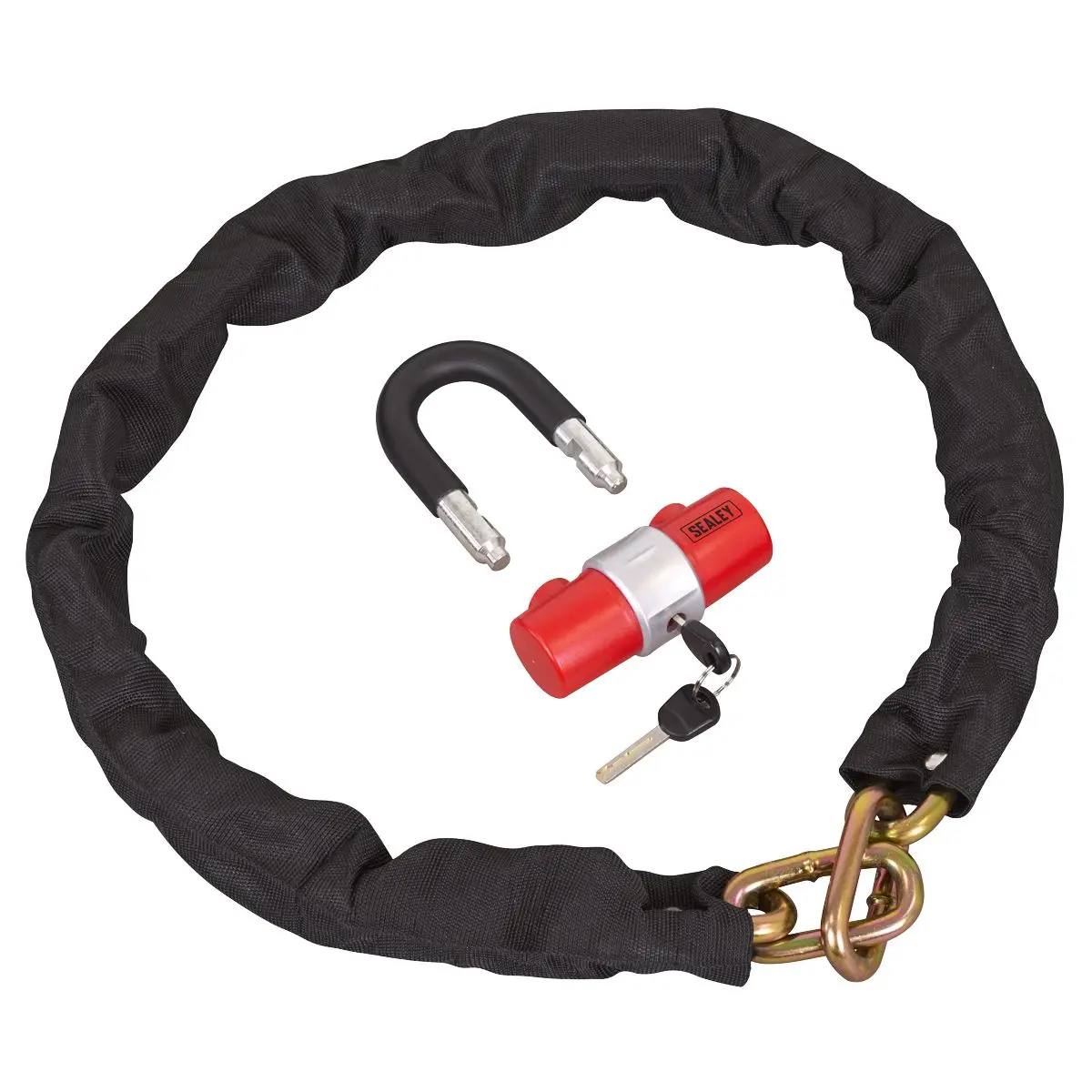 Sealey Motorcycle Chain Lock 1.2m - Image 3
