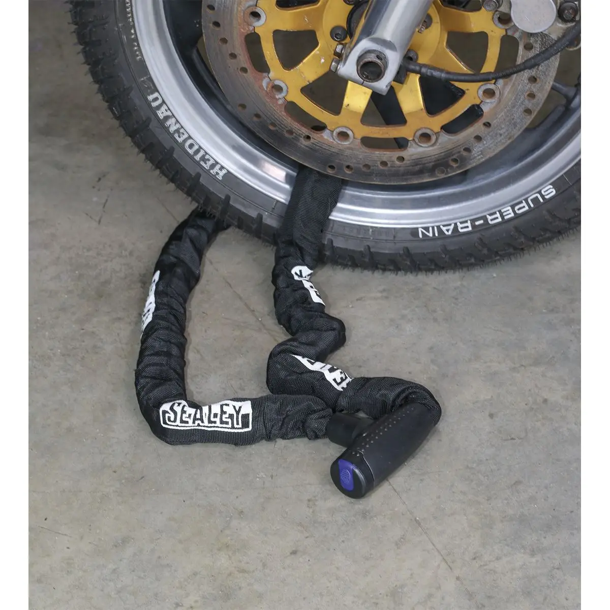 Sealey Motorcycle Chain Lock 10mm x 1.5m - Image 2