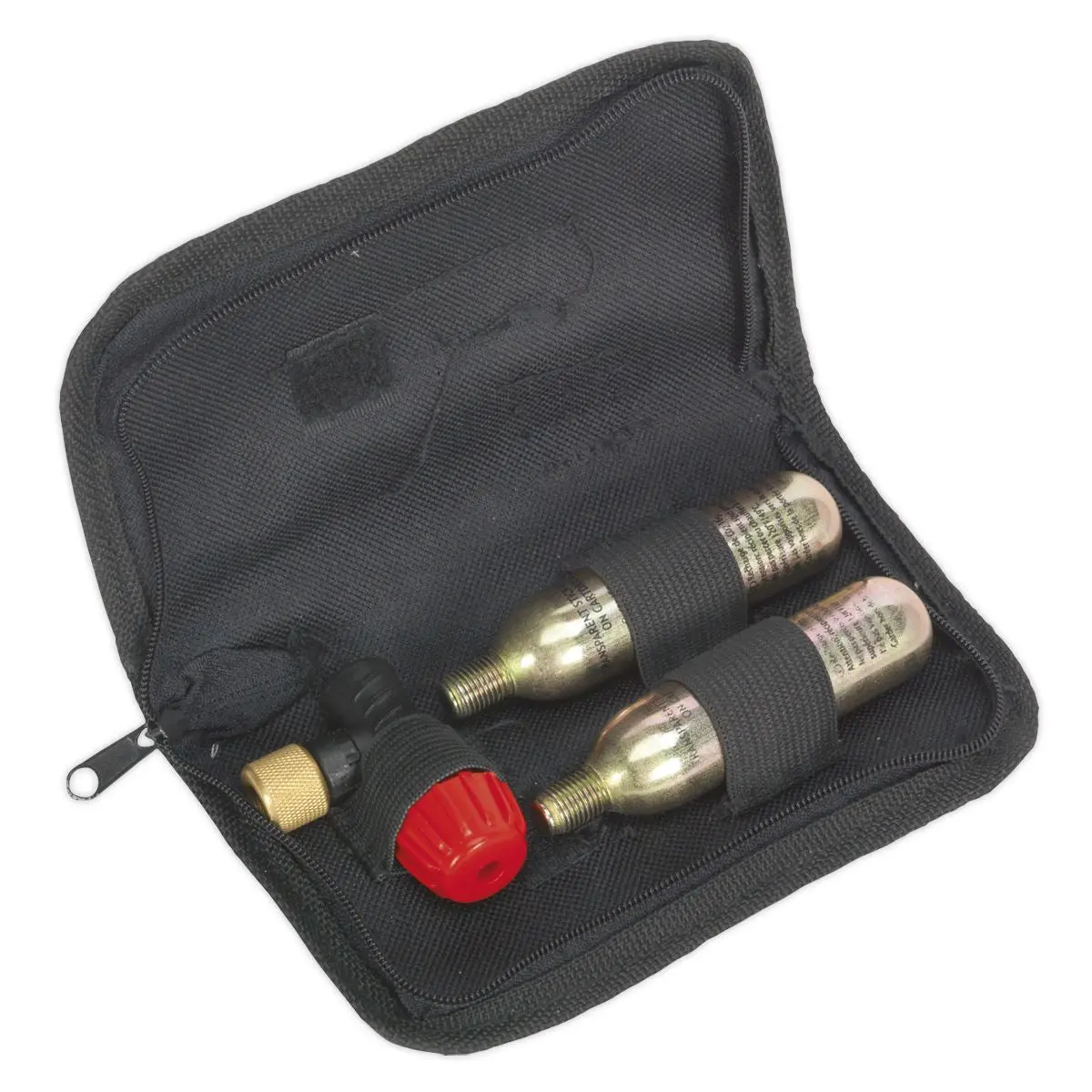 Sealey Motorcycle CO2 Emergency Tyre Inflator Kit - Image 3
