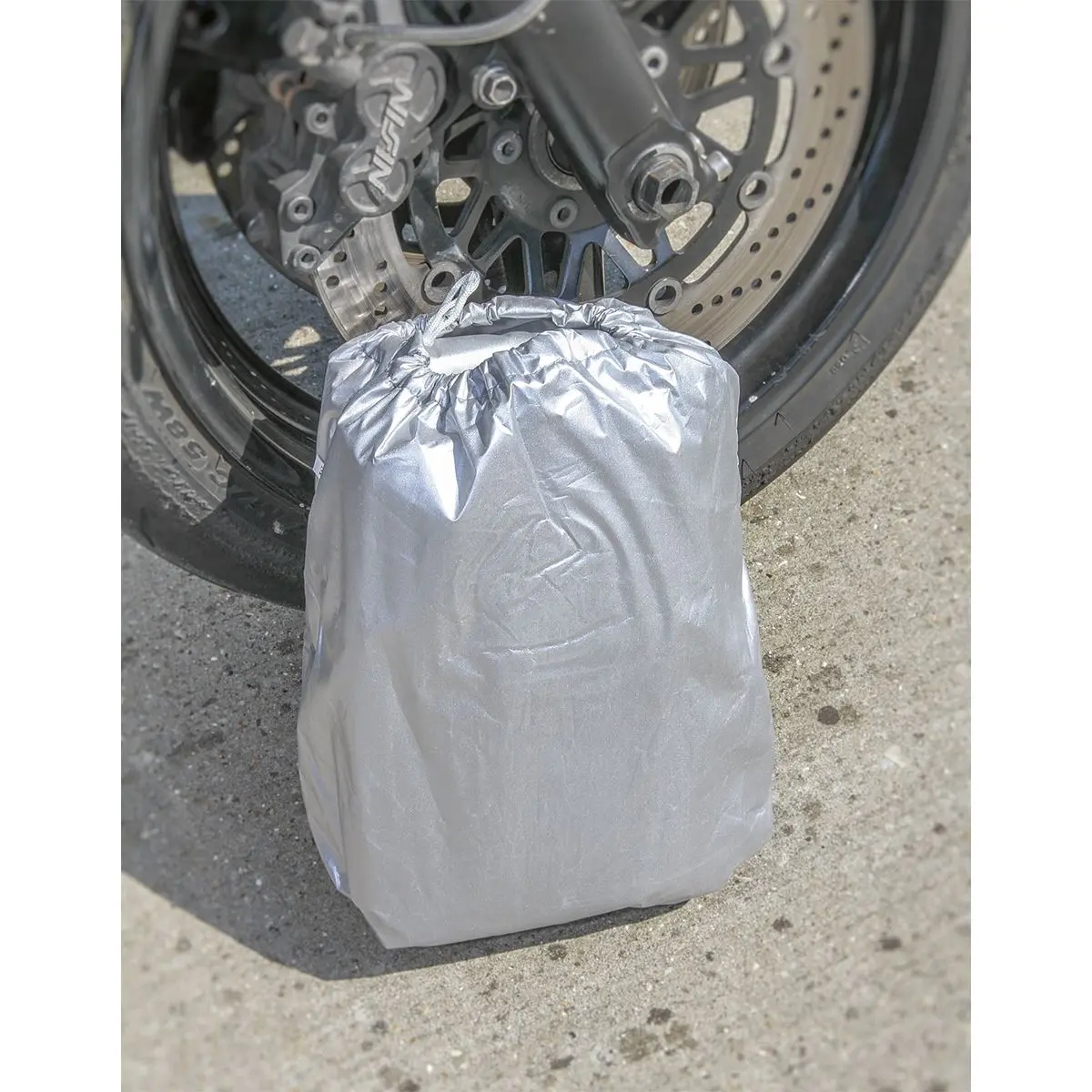 Sealey Motorcycle Cover 2320 x 1000 x 1350mm - Medium - Image 3