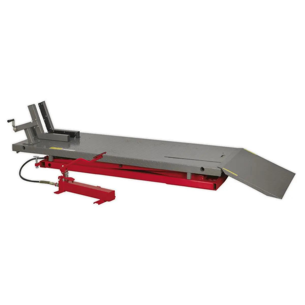Sealey Heavy-Duty Air/Hydraulic Motorcycle Lift 680kg Capacity - Image 3