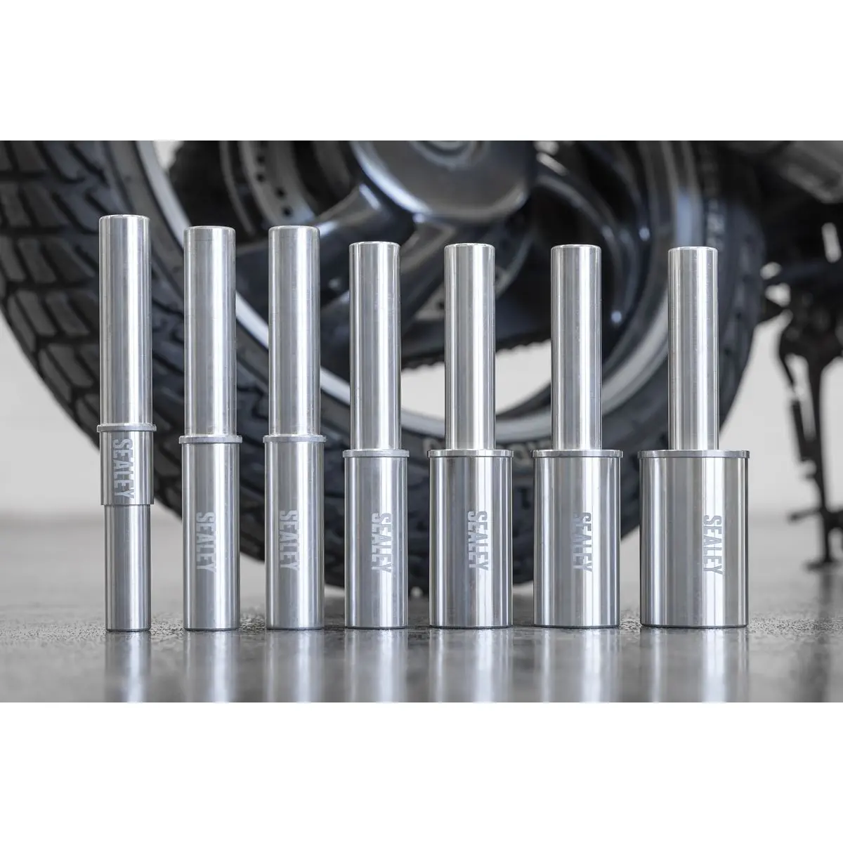Sealey Motorcycle Stand Single-Sided Pin Adaptor 40.5mm - Image 11