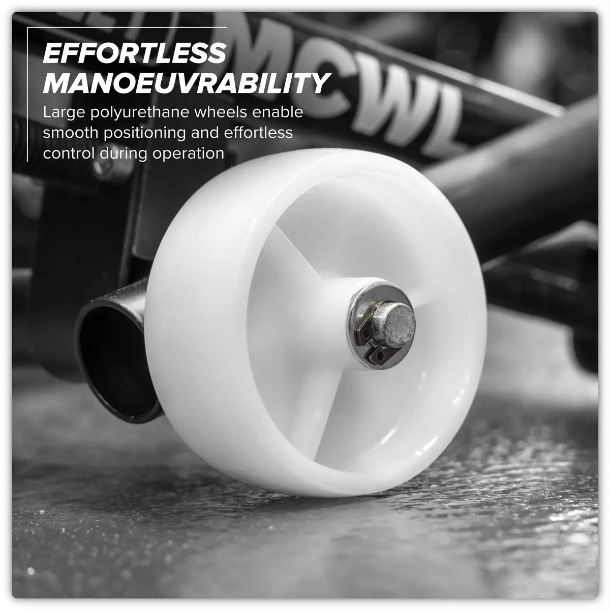 Sealey Motorcycle Wheel adjustable Support with Rollers - Image 2