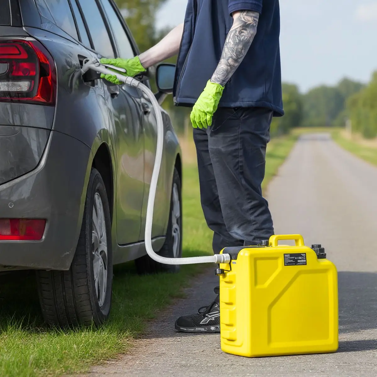 Sealey Multi-Powered Portable Fuelling Station 20L - Image 8