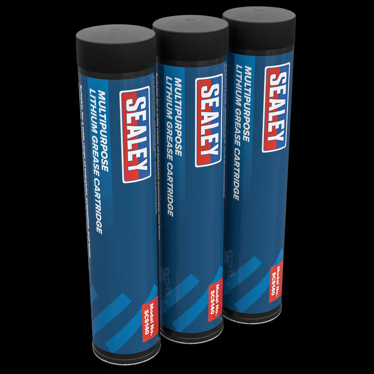 Sealey Multipurpose Lithium Grease Cartridge 85g - Pack of 3 - Image 2