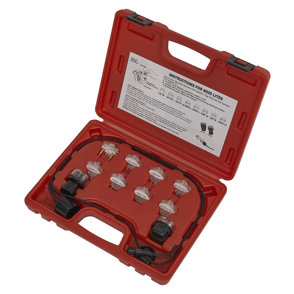 Sealey Noid Light/IAC Test Set 11pc - Image 2