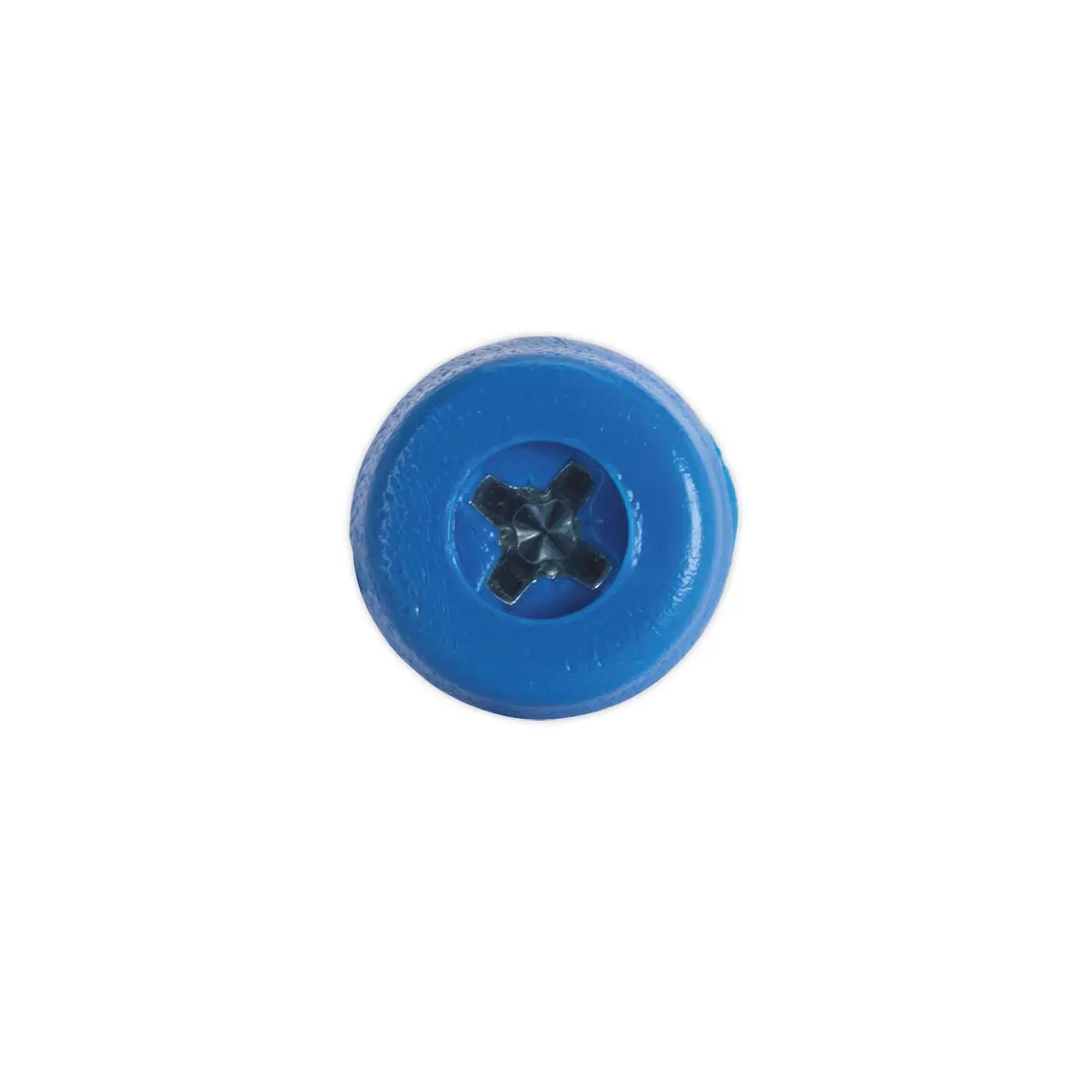 Sealey Numberplate Screw Plastic Enclosed Head 4.8 x 18mm Blue Pack of 50 - Image 2