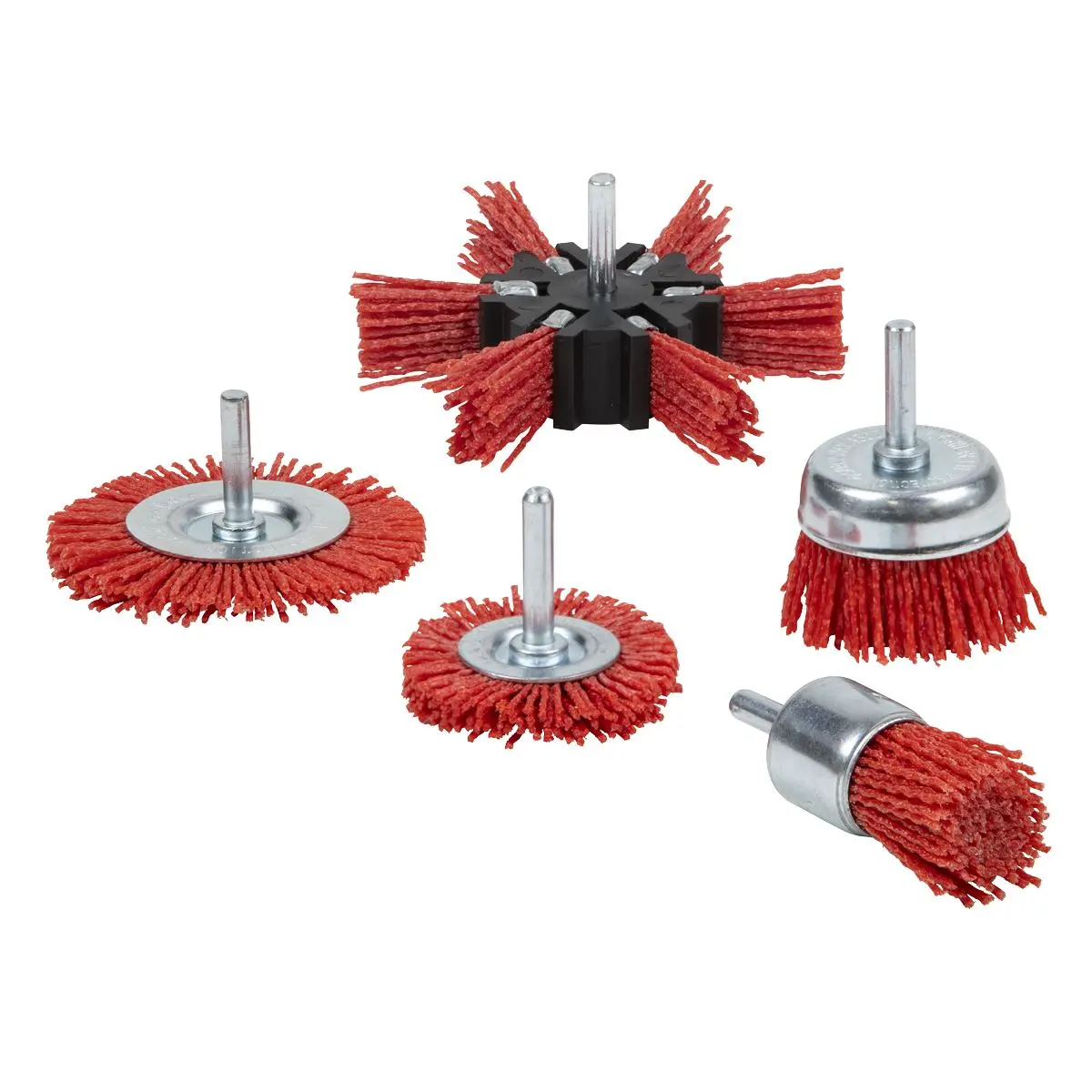 Sealey Nylon Filament 5pc Brush Set - Image 8