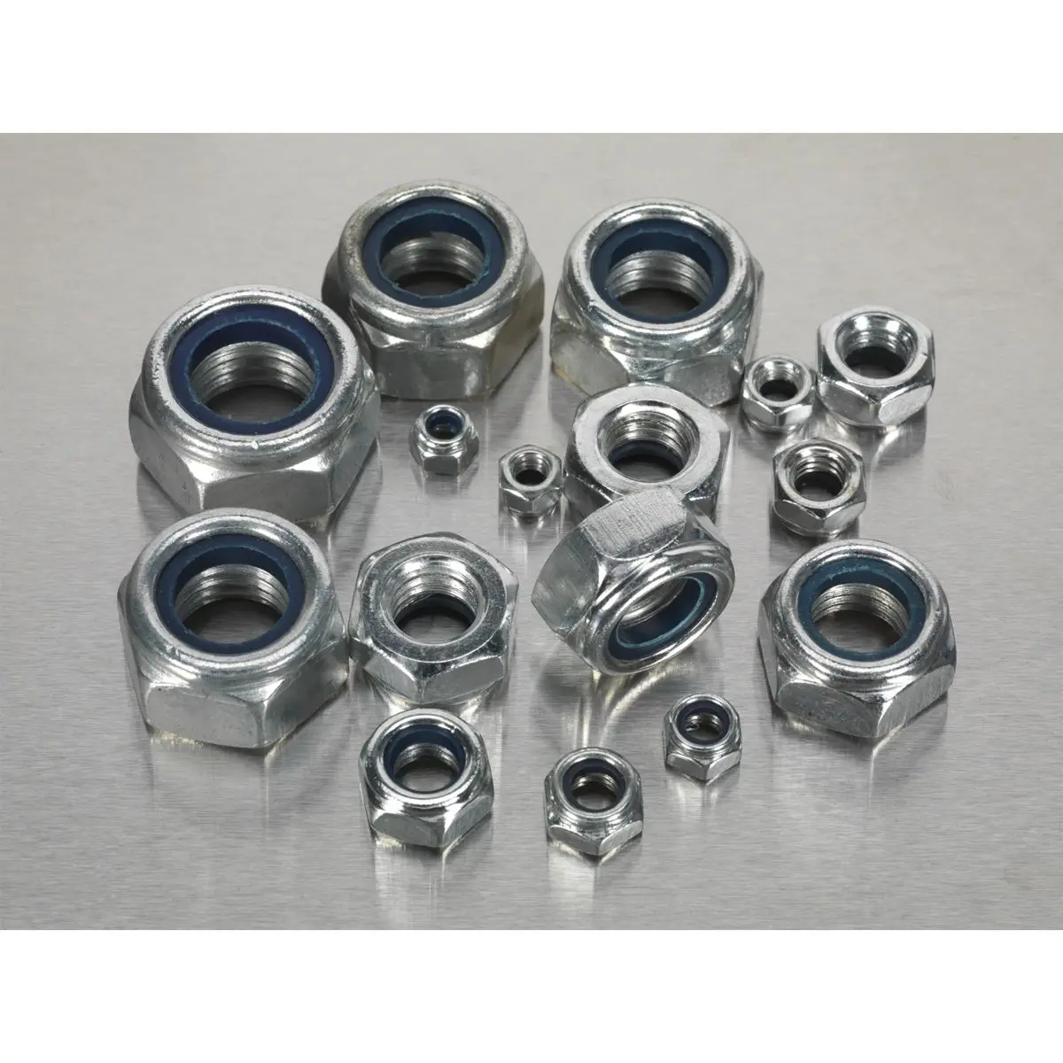 Sealey Nylon Locknut Assortment 255pc M4-M16 - Image 4