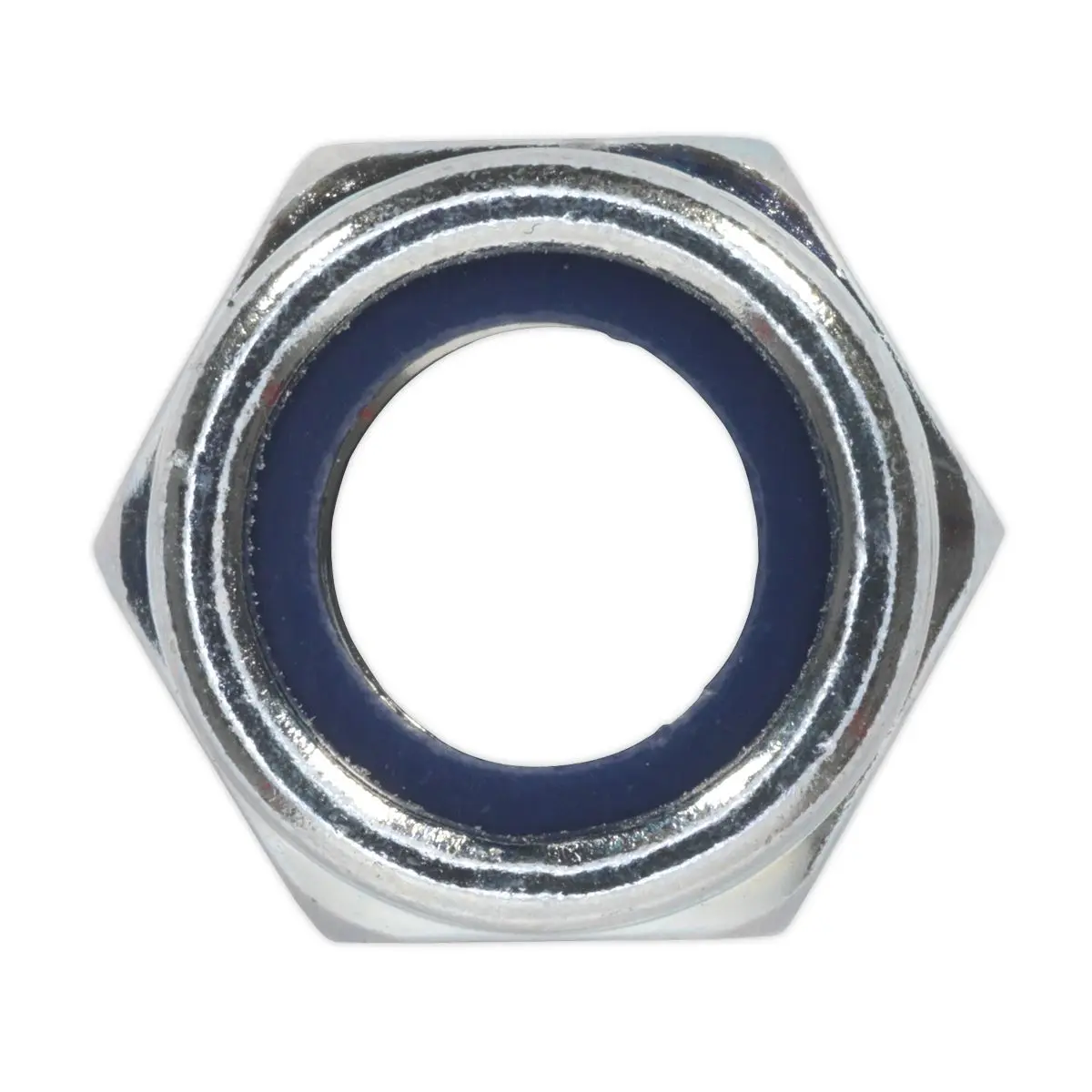 Sealey 25 Pack M12 Zinc Plated Nylon Lock Nuts DIN 982 1.75 Pitch - Image 3