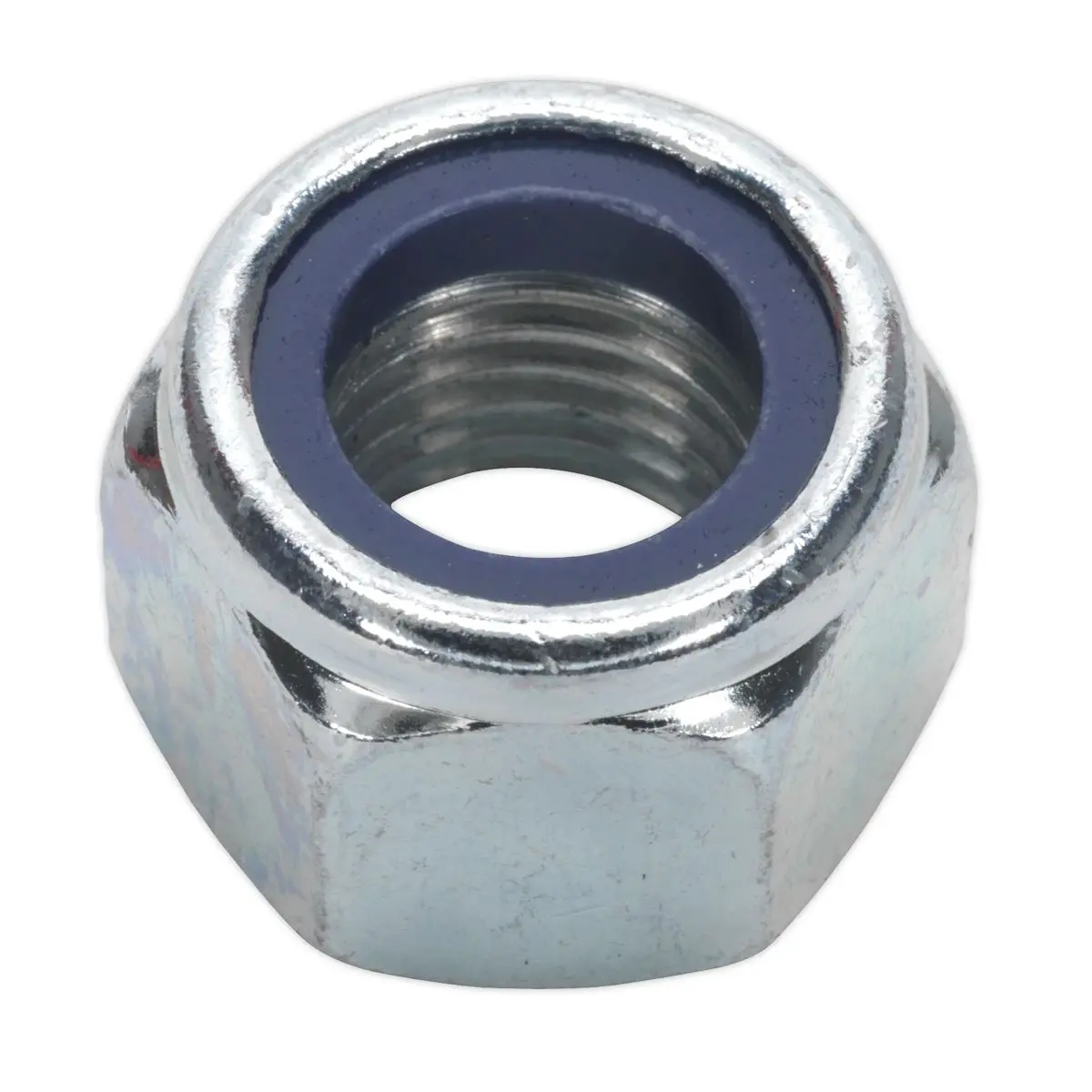 Sealey Nylon Locknut M16 Zinc Pack of 25