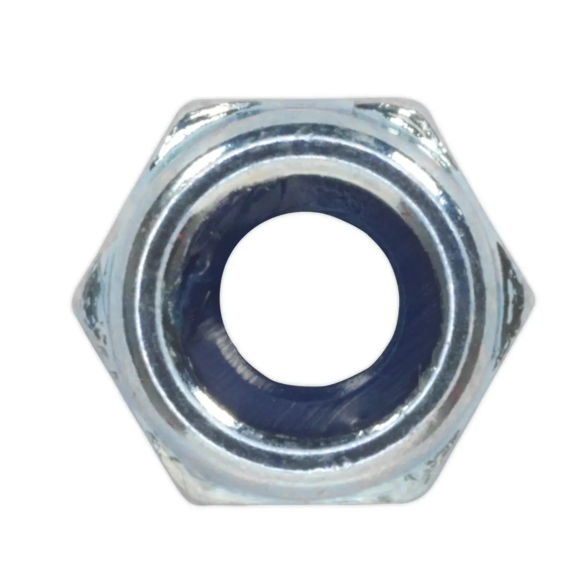 Sealey Nylon Locknut M5 Zinc Pack of 100 - Image 2