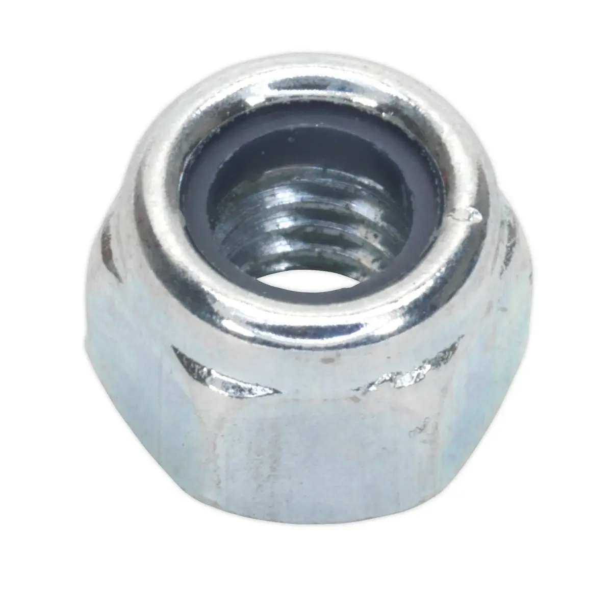 Sealey Nylon Locknut M6 Zinc Pack of 100
