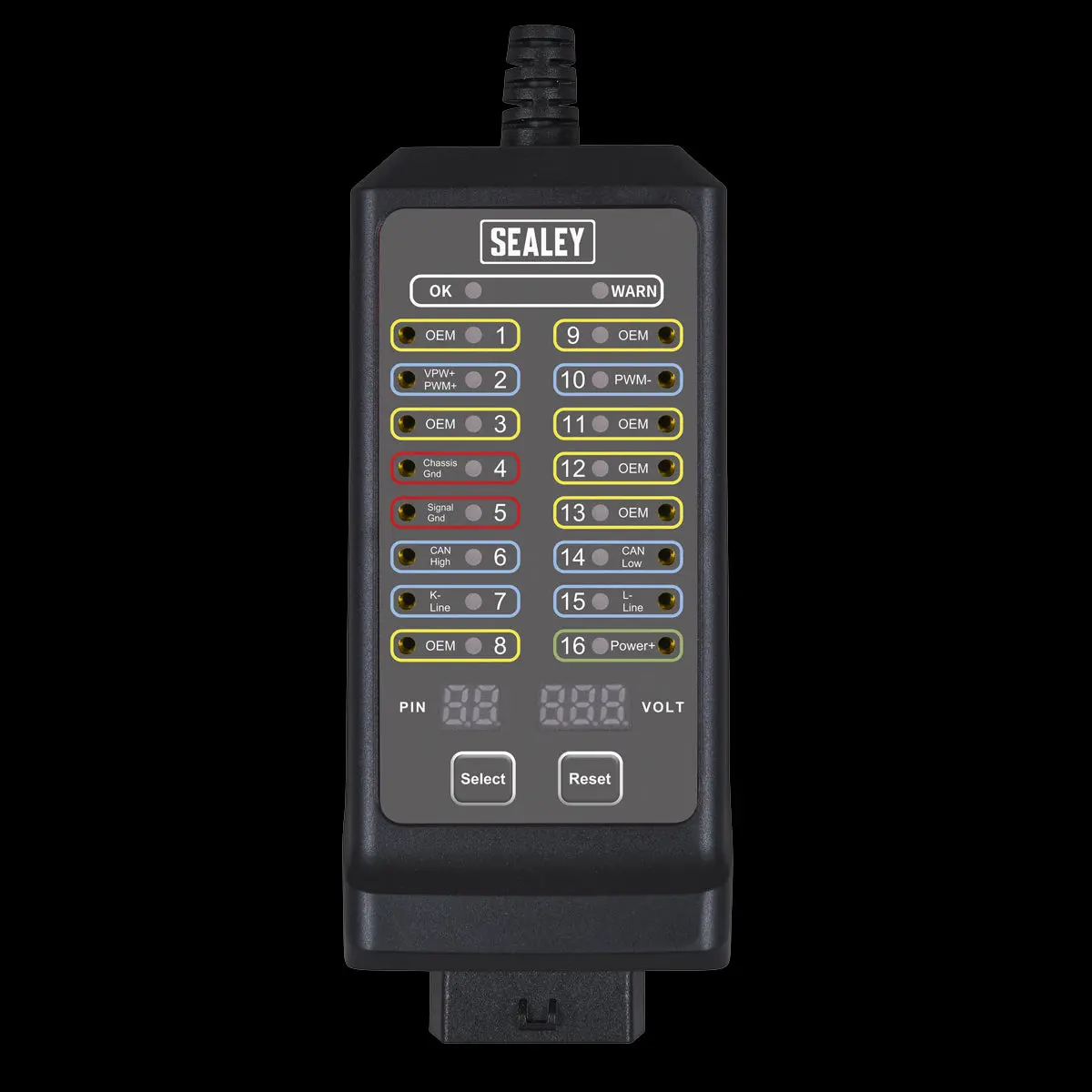 Sealey OBD Breakout Box 16-Pin 12V/24V - Image 3