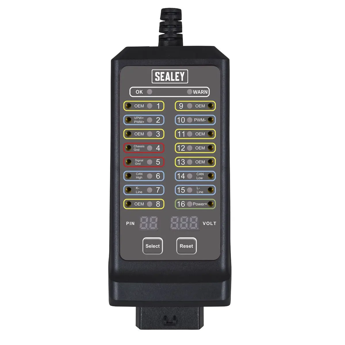 Sealey OBD Breakout Box 16-Pin 12V/24V - Image 6