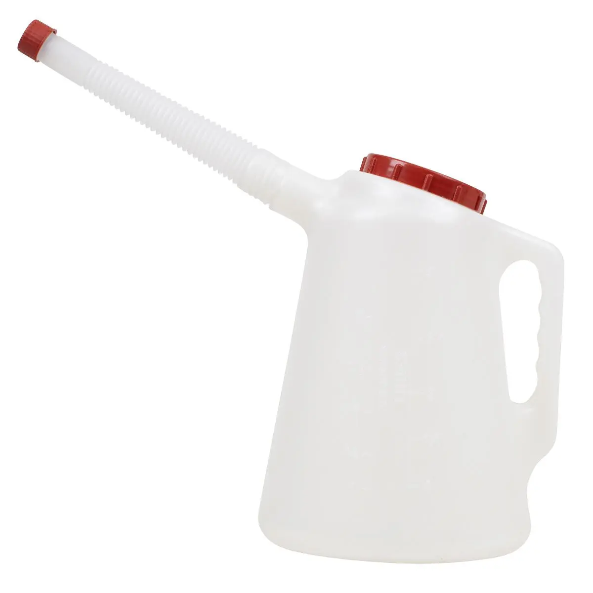 Sealey Oil Container with Flexible Spout 3L - Red Lid - Image 2
