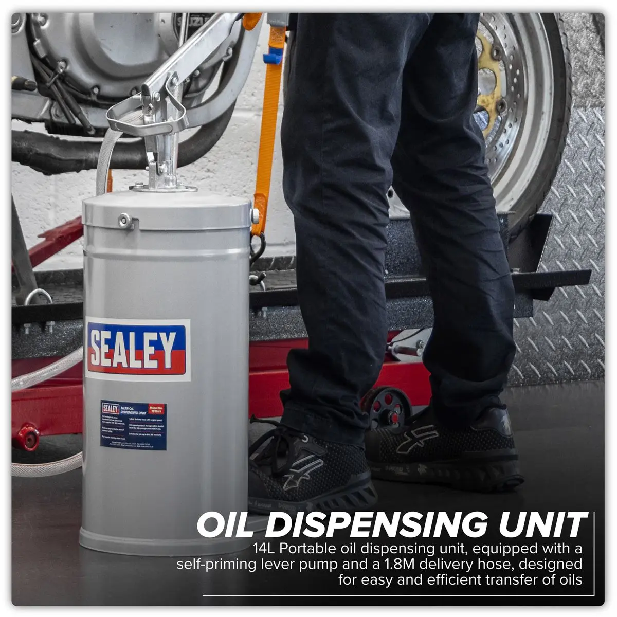 Sealey Oil Dispensing Unit 14L - Image 13