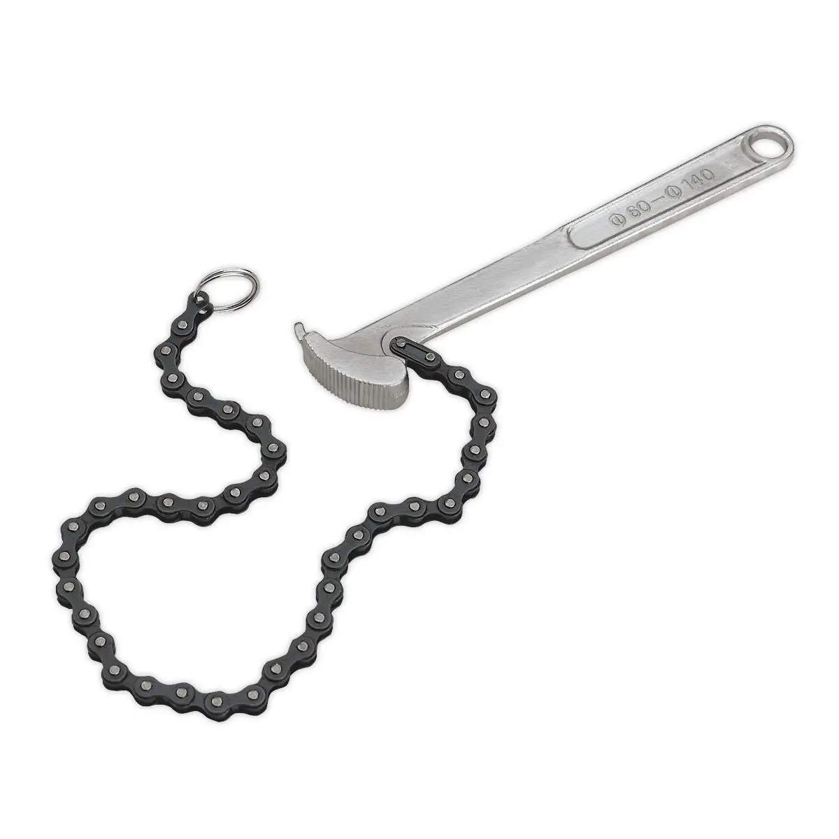Sealey Oil Filter Chain Wrench Ø60-140mm Capacity