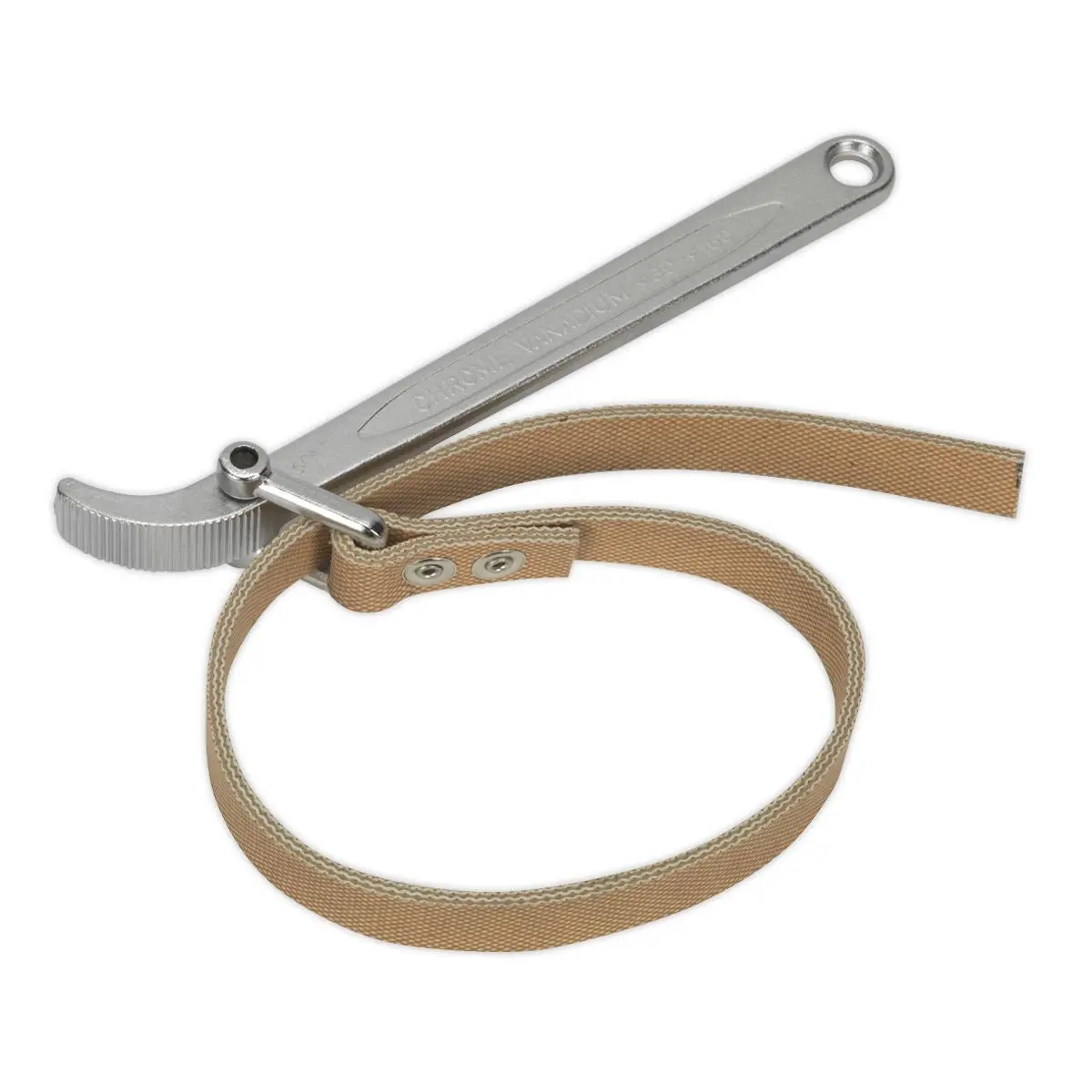 Sealey Oil Filter Strap Wrench Ø60-140mm Capacity - Image 3