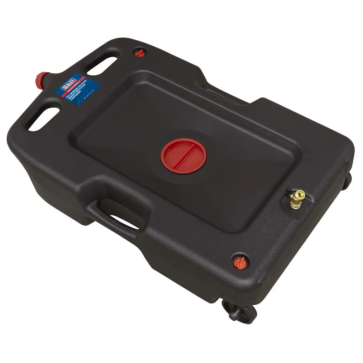 Sealey Oil/Fluid Drain & Recycling Container 54L - Wheeled - Image 3